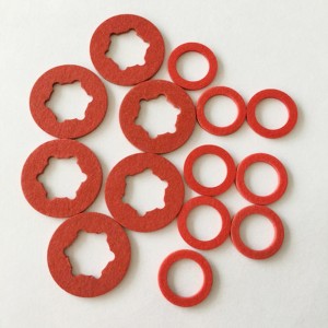 Okrągły szybki papier odporny na wysokie temperatury, odporny na ogień czerwony szybki papier, papier do izolacji elektrycznej