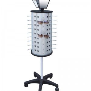 TMJ PP-572 Metal Floor Rotating Sunglass Display Stand Floor Display Show case