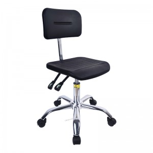 Bezpieczeństwo pracy Elastyczne antystatyczne krzesło z pianki PU do pomieszczeń czystych ESD