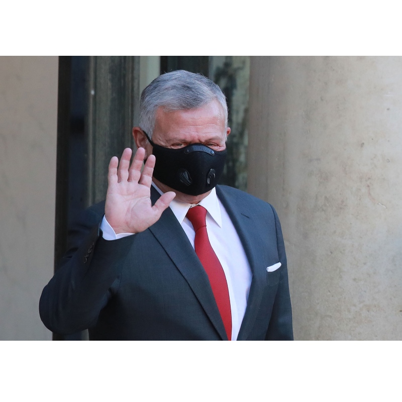 Król Jordana Abdullah otrzymuje szczepionkę Coronavirus