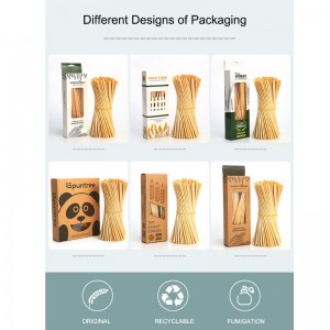 Przenośna słomka do picia ze skrobi kukurydzianej biodegradowalna, kompostowalna słomka