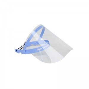 EN 166 Przeciwrozbryzgowa zdejmowana osłona twarzy Ochronna osłona twarzy Plastikowa osłona twarzy z regulowaną ramką