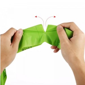 Worki z kompostowalną kupą zwierzątek Ekologiczne torebki z psim kupem kukurydzianym Biodegradalne Bagaże