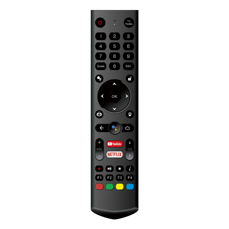 Pilot Android ze sterowaniem głosowym Bezprzewodowy pilot do telewizora na podczerwień \/ bluetooth z przyciskami You Tube Netflix