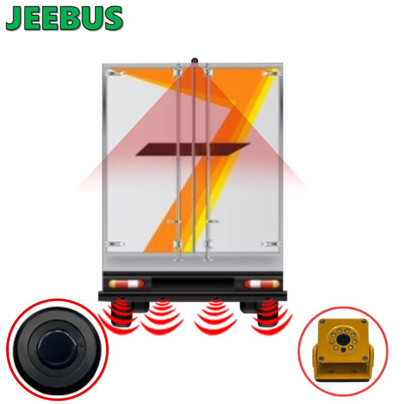 Pojazd Truck Kamera cofania Radar Wykrywanie martwych punktów Czujniki ultradźwiękowe System monitorowania Przedni tylny prawy lewy Cyfrowy czujnik parkowania System wyświetlania