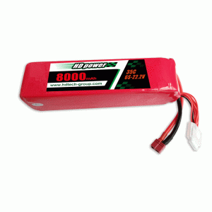 HD POWER 8000 mAh 6S 35C 22,2 V dla UAV