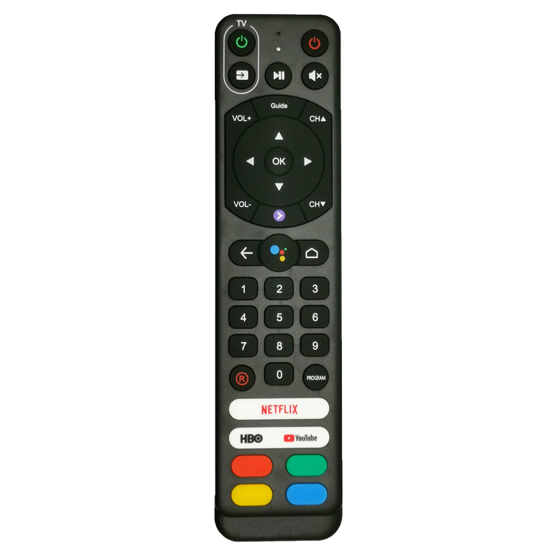 Gniazdko fabryczne Uniwersalny pilot TV Sterowanie bezprzewodowe Bluetooth z funkcją głosową dla wszystkich marek telewizorów \/ dekoderów \/ Android TV \/ STB