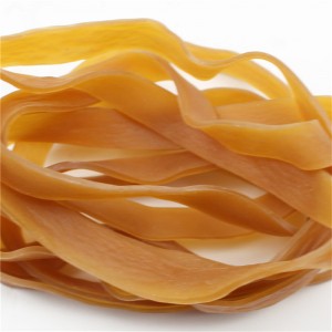 Producenci niestandardowych wydłużanych i poszerzanych gumek żółte przezroczyste wysokiej elastyczności niełatwe do zerwania przewymiarowane gumki