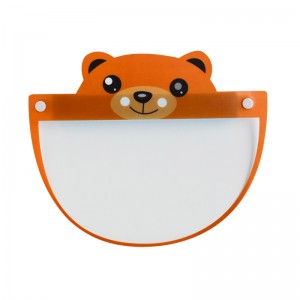 Sprzedaż hurtowa Fashion Safety Powtórne Plastikowe Tarcze Twarzy Dzieciaków