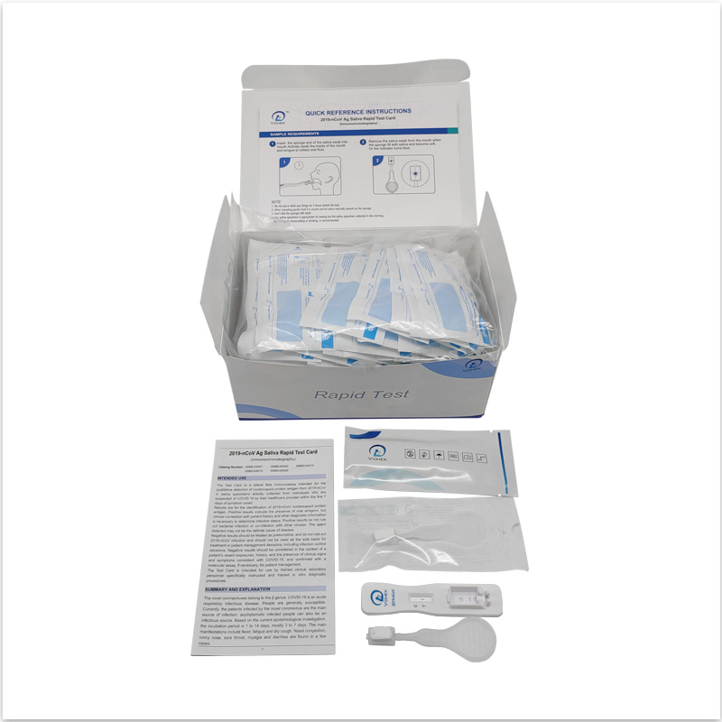 The V-CHEKnic wspólnego;2019-nCoV Ag Rapid Test Kit (immunochromatografia)