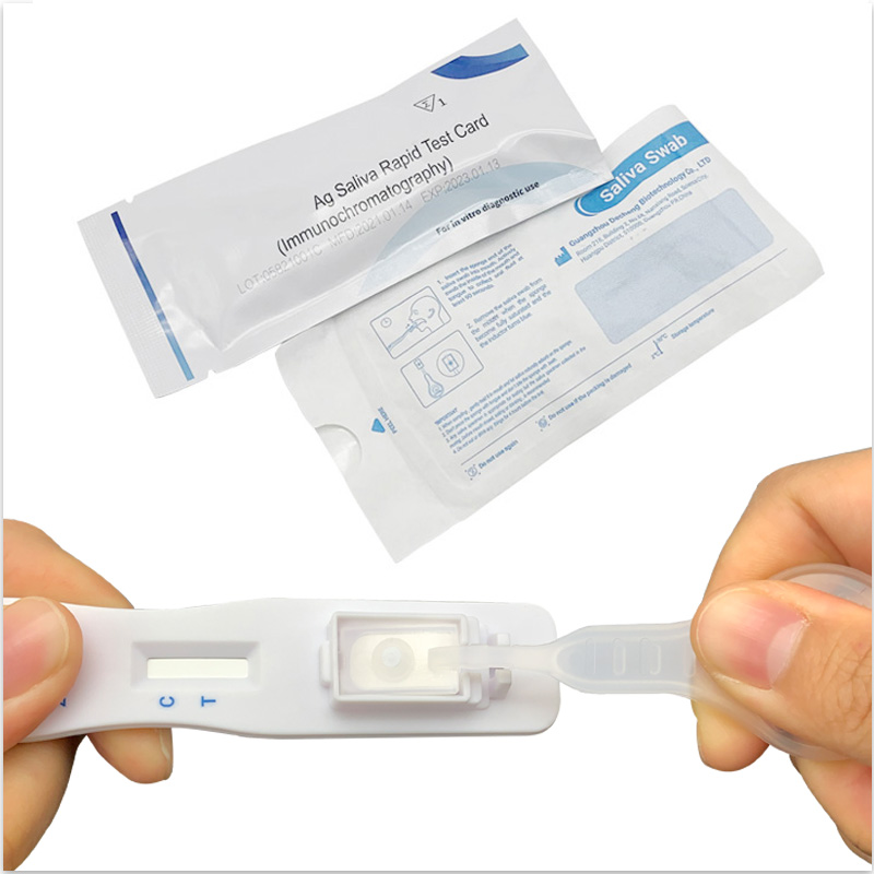 Zestaw szybkiego testu V-CHEK ™ 2019-nCoV Ag, łatwy i prosty wymaz ze śliny