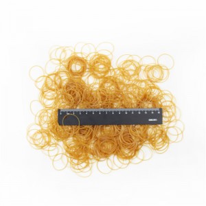 Fabrycznie dostosowana do potrzeb klienta, jednokolorowa żółta, bardzo elastyczna praktyczna gumka biurowa, kulturalna i edukacyjna