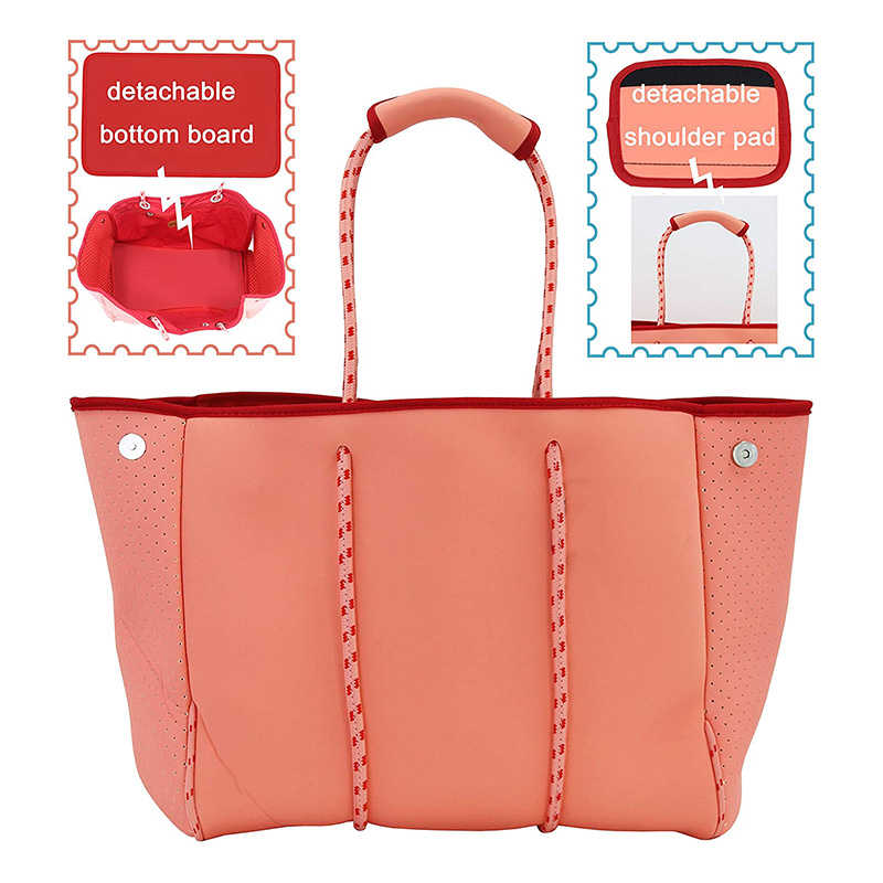Dostosowane Drukowanie Wysokiej Jakości Neoprenowy Lunch Torba Torba Outdoor Piknik Izolowany Chłodnica Lunch Neopren Carry Torba