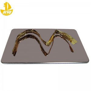 Panel lusterkowy ze stalinierdzewnejnr 1