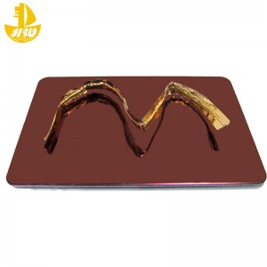 Panel lusterkowy ze stalinierdzewnejnr 4