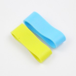 Fabryczna bezpośrednia sprzedaż jasnego koloru, wysokiej elastyczności, odpornościna zużycie i opaski gumowe biurowe o wysokiej odporności