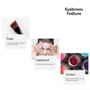 Prywatna etykieta Super wodoodporna krem ​​do brwi