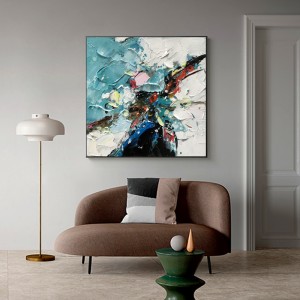 Ręcznie robiony obraz olejny abstrakcyjne piękne grafiki Naturalne zdjęcia Płótno Sceneria Rysunek