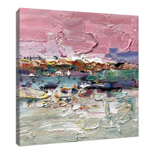 Ramkana płótnie Nowy projekt Ręcznie malowane Home Decor Photo Picture Piętro Malowanie