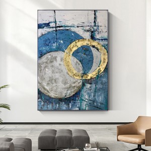 Nowy Design 100% Ręcznie Malowane Płótno Obraz Sztuki Do Pokoju Dekoracji Abstrakcjonistyczny Vintage Obraz Olejny