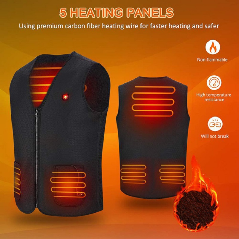Wodoodporna ogrzewana kamizelka polarowa męska kamizelka mięśniowa Odzież ogrzewana bodyWarmer pracuje elektryczne ogrzewane kurtki kamizelki wagowe