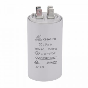 CBB60 Capacitor 30UF 450V Shar Conditioner
