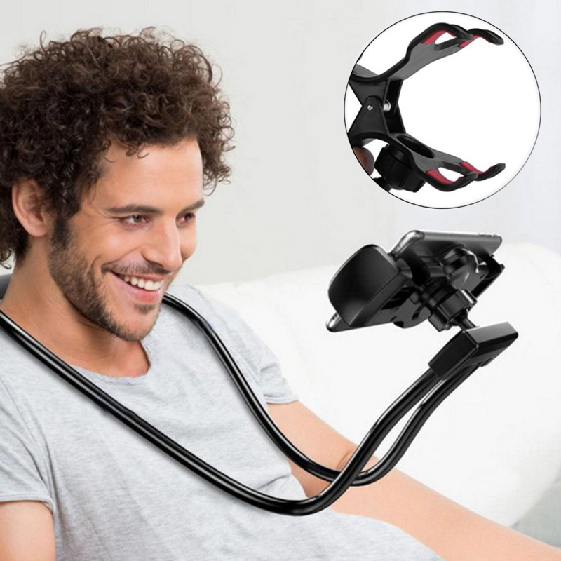 Elastyczny uchwytna telefon komórkowy Wiszące Neck Lazy Naszyjnik Bracket 360 Stopni Uchwyt Telefonów Stojakna iPhone Xiaomi Huawei