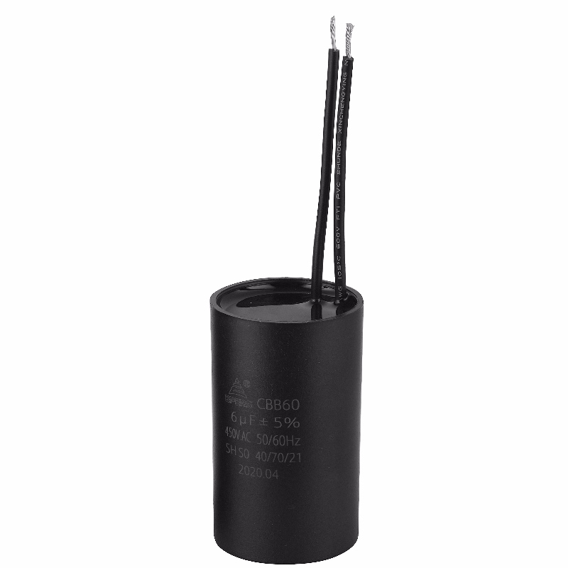 Dwa przewody 6UF 450V SH S0 40n71 CBB60 Capacitor do pralki