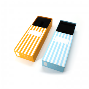 Hurtowaniestandardowa logo sztywne przesuwanie z butelki perfum szuflady pudełko akcesoria biżuteria detaliczna