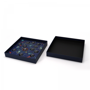 Dostosowana różowa pokrywa i podstawy Luksusowe Walentynki Włosy Karton Papier Pudełko Pudełko