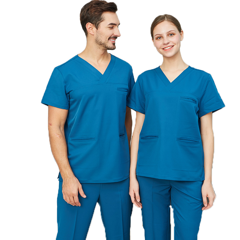 Wysokiej jakości 4-way stretch pielęgniarka zestawy szorujących spandex mundur hurtownie