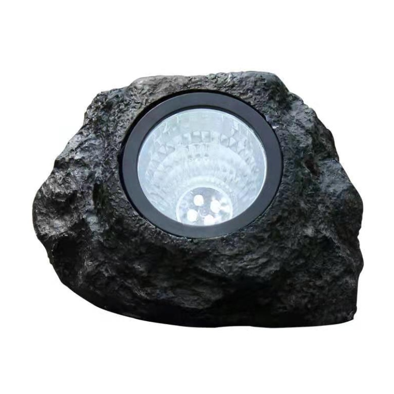 Outdoor LED Rocky Lampa 4 LED Słoneczny Krajobraz Kamień Ogrodowy Lawn Light