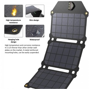 Amazon Portable Składany 5 V 21W Mobile Solar Panel Bag Folding Solar Telefon Ładowarka Słoneczna