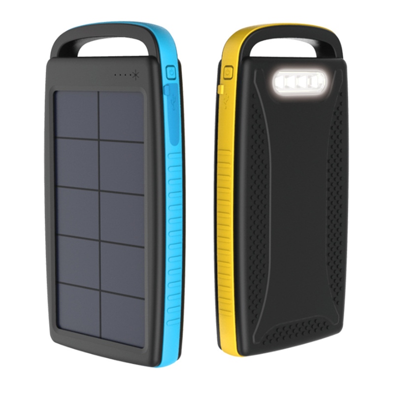 Amazon Waterproof Dual Solar Outdoor Charger Portable Moc Bank do uprawiania pieszych i podróży