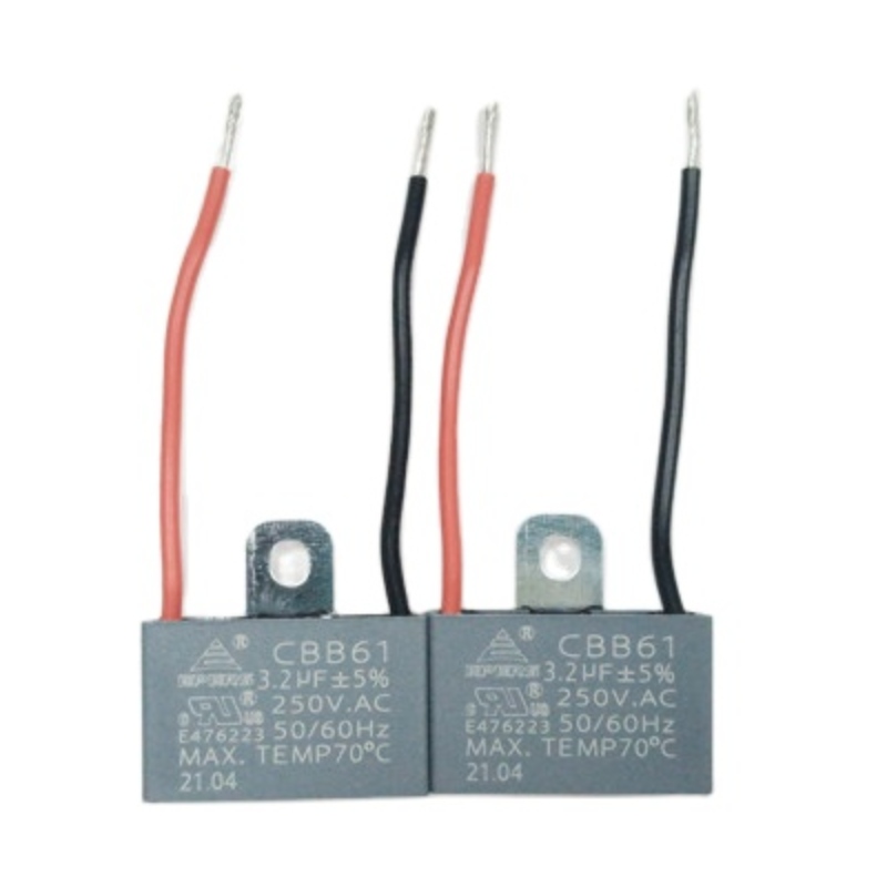 3.2uf 250V z przewodami CBB61 COCCITOR dla wentylatora AC