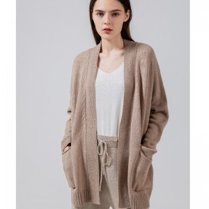 Loose Casual Australian Wool Short Cardigan 65007