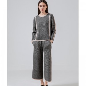 Dorywczo mody wszechstronne z dzianiny bielizny zestaw dwóch sztuk 68008