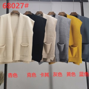 Trend Moda Proste All-Mecz Krótka Krótka kardigan Kurtka 68027#