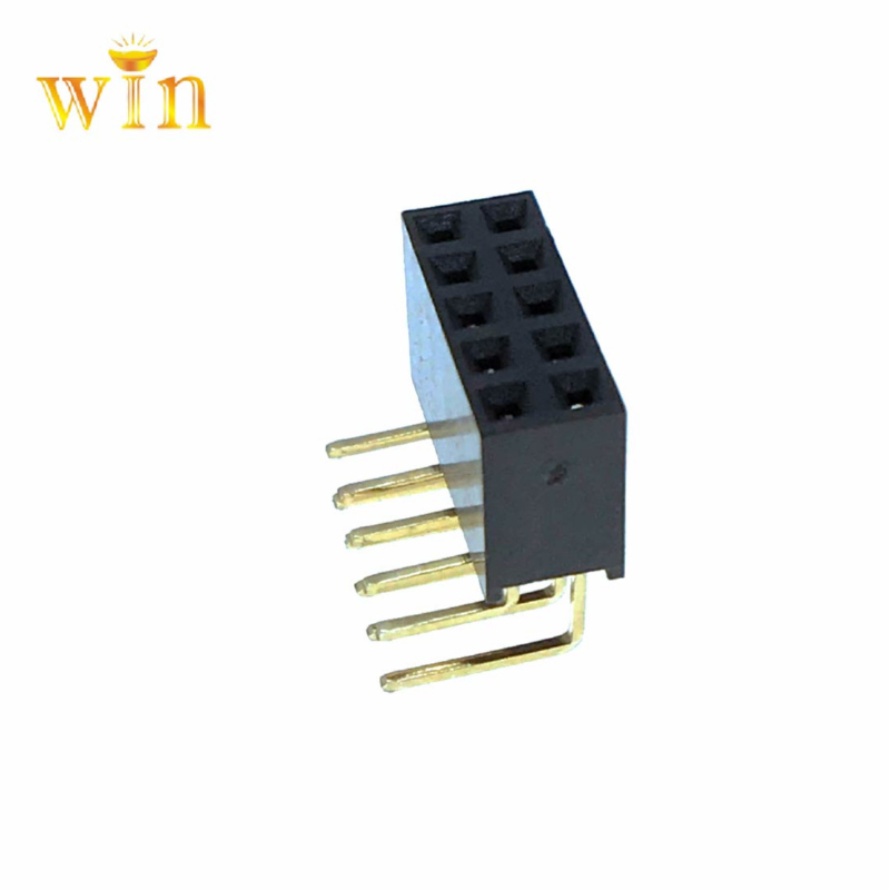 2.54mm 2x5P PRAWIDŁOWY Kąt Dip Podwójny Wałek Pin Header Socket Socket