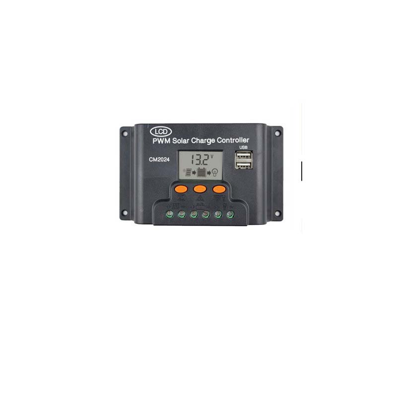 CM1024Z LCD Dual USB Solar Carger Controller 10A 20A 12V N24V Auto Regulator panelu słonecznego Ładowanie baterii PWM