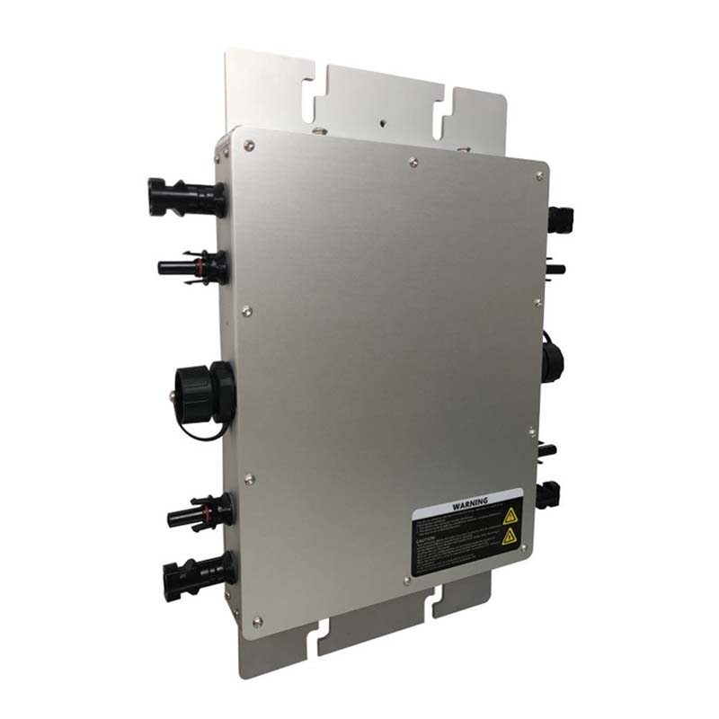 Pure Sine Wave Grid Tie Falownik 1200W 22V-50VDC 80-190VAC Wodoodporny IP65 Micro falownik do Solar MPPT System