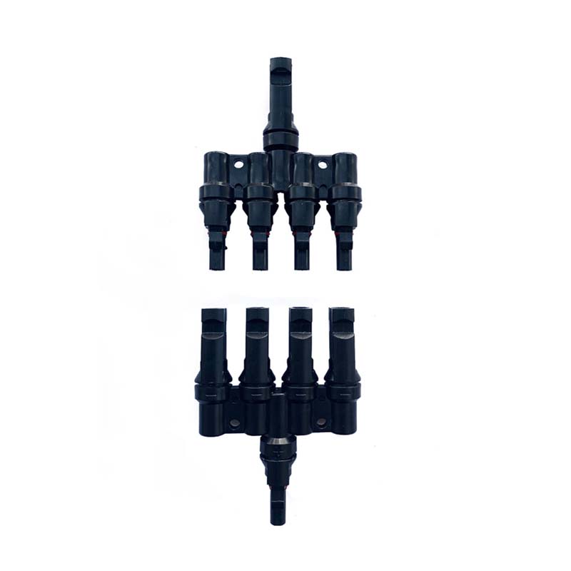 4 do 1 Oddział Multi Złącze fotowoltaiczne 30A do złącza Solar PV Kobieta z kablem słonecznym 2.5mm2 ~ 6,0 mm