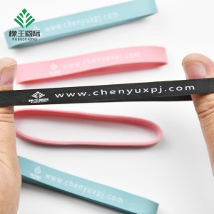 Producenci źródłowi Niestandardowe drukowane zespoły gumowe Reklama pasma gumowa