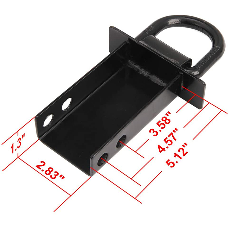 Heavy Duty Wymienny D-Ring Stack Pocket Down do przyczep użytkowymi i platforma z kołkami zaczepów