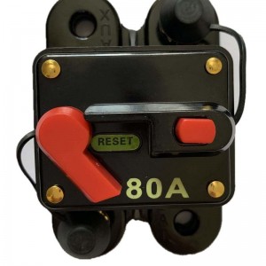 12V 24VDC wyłącznik resetowany falownik 60A 80A 100A 150A 200A 250A 300A Stereo Audio Home Solar Układ wodoodporny