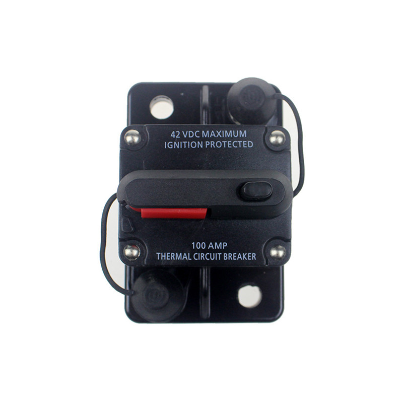12V 24VDC 60A 80A 100A 150A 200A 250A 300A Czarny Kolor Strona główna Układ Słoneczny Wodoodporny wyłącznik wyłącznik Resetuj Fuse
