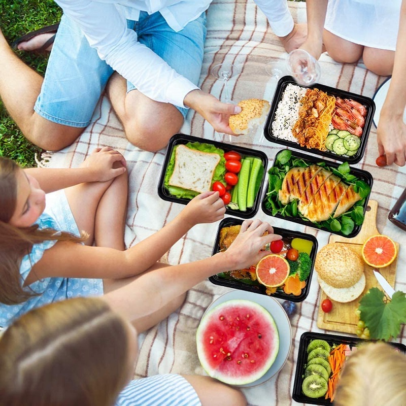 Zabierz pudełko opakowań kontenerów żywności mikrofalówka Bento Lunch Box