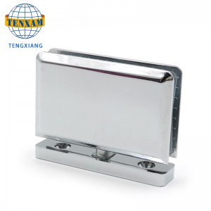 Chiny Dostawca Tanie Sprzedaż Guangdong Jinli Hardware Polish Mosiądz Zawias Szklany Otwórz 90 Stopni Zawias