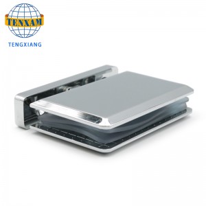 Chiny Dostawca Tanie Sprzedaż Guangdong Jinli Hardware Polish Mosiądz Zawias Szklany Otwórz 90 Stopni Zawias