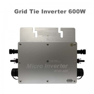 600W PURE SINE SINE WAVE TOW Falownik Wodoodporny IP65 Micro falownik 22-50VDC 190-260VAC do Solar MPPT